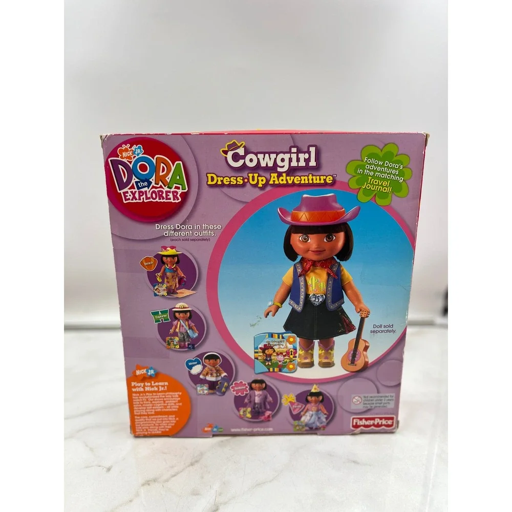 Fisher Price Dora the Explorer Cowgirl Dress-Up Adventure Outfit Set C7142 NEW